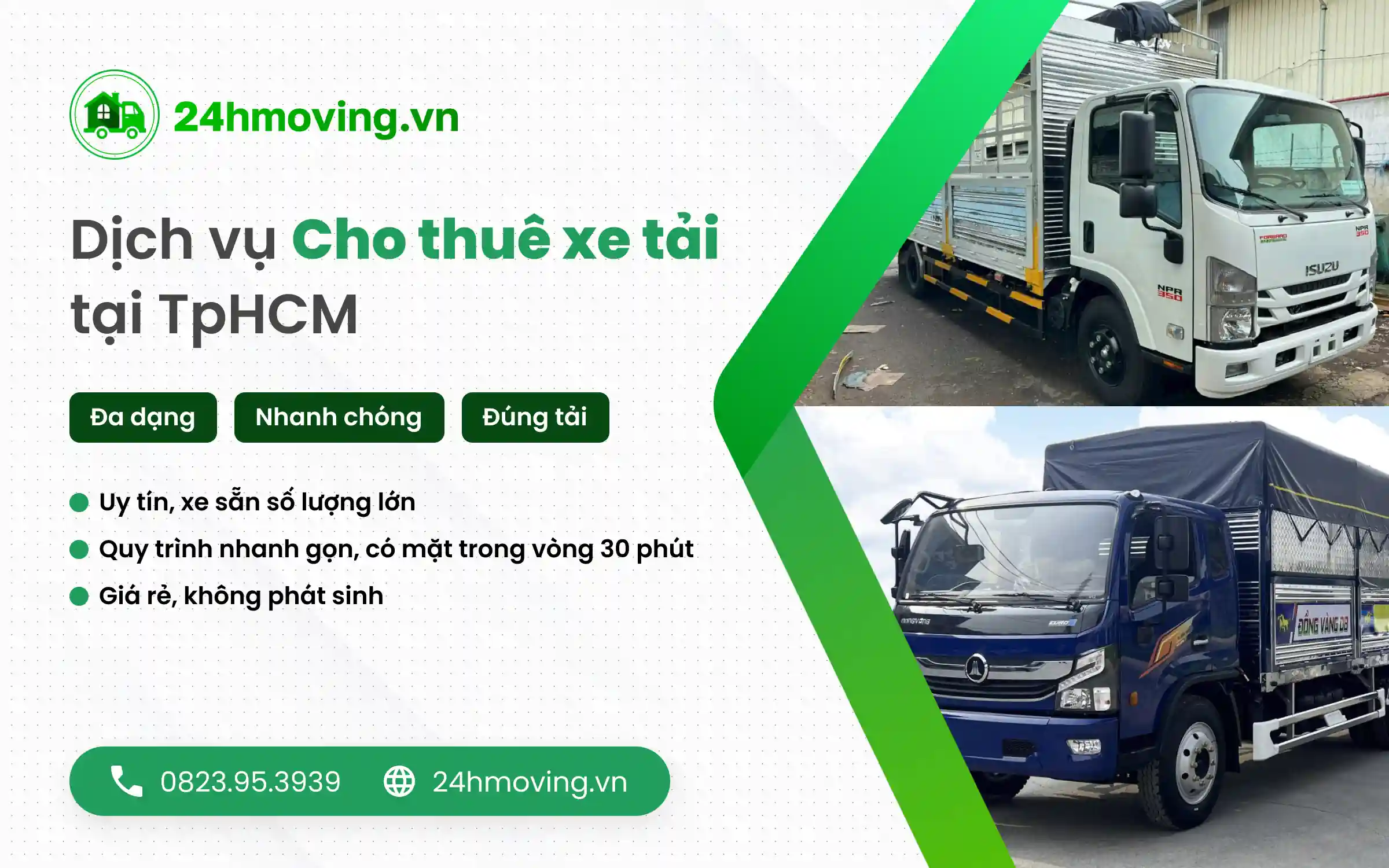 Dich vu Cho thue xe tai tai TpHCM