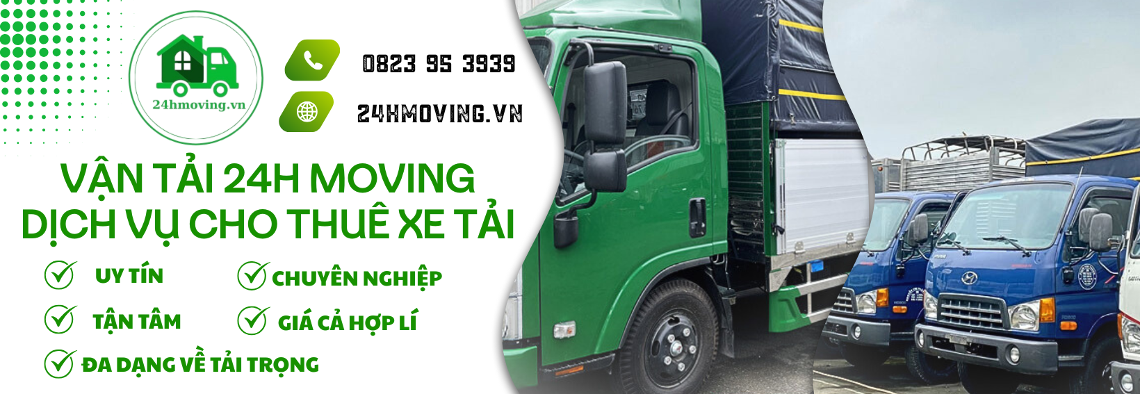 Dịch vụ thuê Xe Tải Chở Hàng tại TPHCM